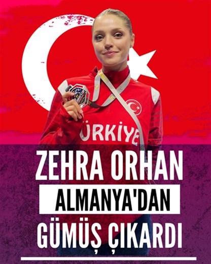 ZEHRA ORHAN ALMANYA’DAN GÜMÜŞ ÇIKARDI