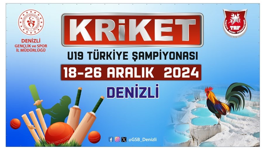 KRİKET TÜRKİYE ŞAMPİYONASI DENİZLİ'DE BAŞLIYOR