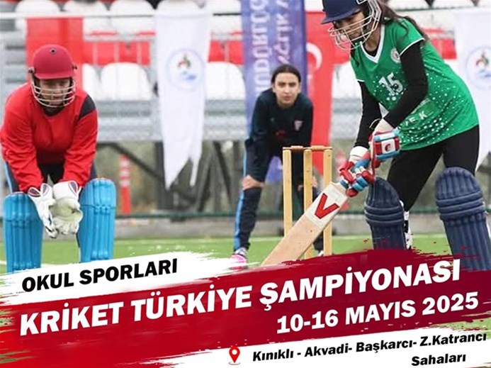 KRİKET TÜRKİYE ŞAMPİYONASI HEYECANI DENİZLİ'DE BAŞLIYOR
