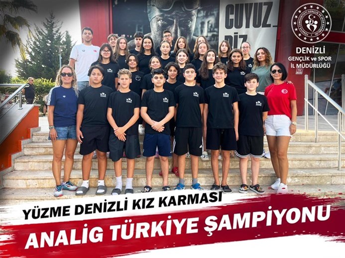 DENİZLİLİ YÜZÜCÜLER TÜRKİYE ŞAMPİYONASI’NDA FIRTINA GİBİ ESTİ