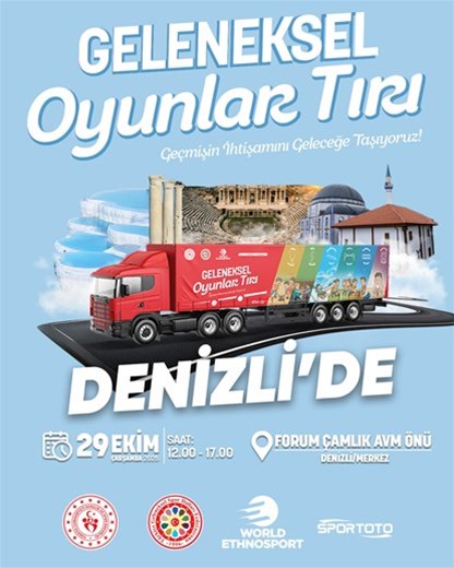 GELENEKSEL OYUNLAR TIRI  DENİZLİ’YE GELİYOR!