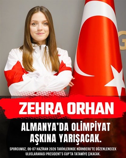 ZEHRA ORHAN ALMANYA’DA OLİMPİYAT AŞKINA YARIŞACAK